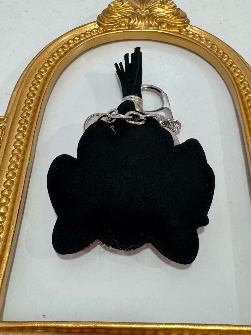 New Crystal Marie Cat Face Keychain - Picture 3 of 5